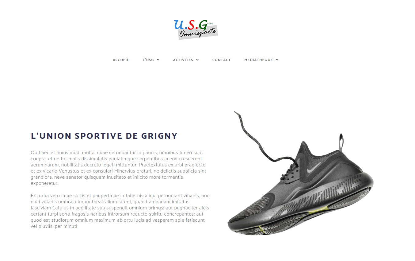 You are currently viewing Site internet Union Sportive de Grigny